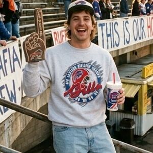 Fruit of the Loom Gray Crewneck Sweater